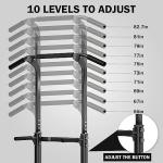 SogesPower Adjustable Dip Station and Pull-Up Bar
