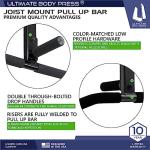 Joist Mount Pull Up Bar with Easy Install Kit