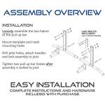 Joist Mount Pull Up Bar with Easy Install Kit