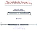 Adjustable Pull Up Bar for Doorway - 27-39 Inches