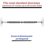Adjustable Pull Up Bar for Doorway - 27-39 Inches