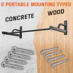 Heavy Duty Wall Mounted Pull Up Bar 600 lbs