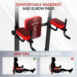 Pooboo Adjustable Power Tower for Strength Training