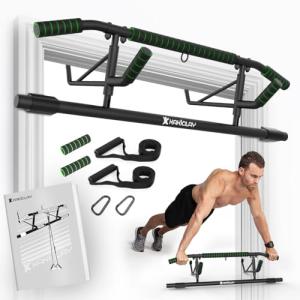 KAKICLAY Adjustable Pull-Up Bar for Doorway