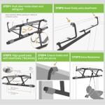 KAKICLAY Adjustable Pull-Up Bar for Doorway