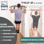 Doorway Pull-Up Bar with Band and Padded Handles