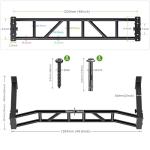 Kipika Adjustable 48" Ceiling Mounted Pull Up Bar