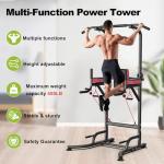 Adjustable Free Standing Pull Up Bar Station