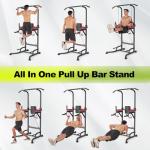 Adjustable Free Standing Pull Up Bar Station
