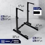 Yes4All Adjustable Dip Stand for Home Gym