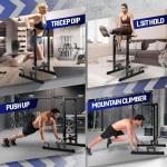 Yes4All Adjustable Dip Stand for Home Gym