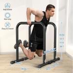 Heavy-Duty Dip Bars & Station for Home Workouts