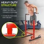ProsourceFit Adjustable Power Dip Station for Home Gym