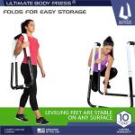 Adjustable Dip Bar Fitness Station with Grips