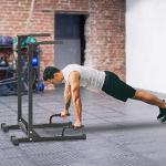 Adjustable Heavy Duty Dip Bar for Home Gym