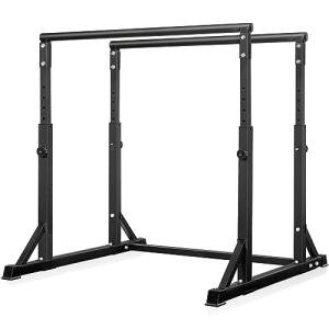 Heavy Duty Adjustable Dip Bar Station for Home Gym