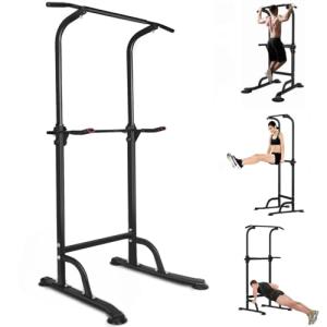 Adjustable Power Tower Pull Up and Dip Station
