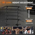 Adjustable Power Tower Pull Up and Dip Station
