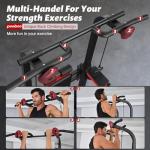 Pooboo Adjustable Power Tower for Home Workouts