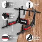 Yes4All Wall Mounted Pull Up and Dip Station