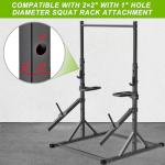 SELEWARE Adjustable Pull Up and Dip Station