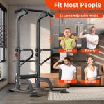 SogesHome Height Adjustable Power Tower & Dip Station