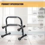 AmazeFan Parallettes Push Up Bars for Strength Training