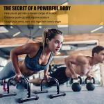 AmazeFan Parallettes Push Up Bars for Strength Training