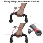 Push Up Bars with Foam Grip - Orange