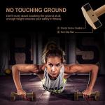 Wooden Push-Up Bars with Non-Slip Base - 2 PCS