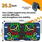 AERLANG Extra Large Portable Push Up Board