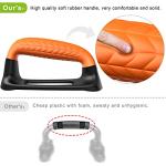 Push Up Bars with Comfortable Grip - Black & Orange