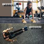 Wood City Push-Up Bars with Non-Slip Base