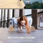 Wood City Push-Up Bars with Non-Slip Base