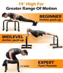 TABEKE Heavy-Duty Push Up and Dip Bars