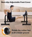 TABEKE Heavy-Duty Push Up and Dip Bars