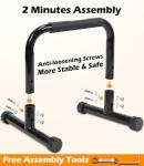 TABEKE Heavy-Duty Push Up and Dip Bars