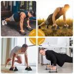 Kipika Wooden Push Up Bars with Anti-Slip Base
