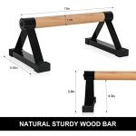Wood Push Up and Handstand Bars - Anti-Slip