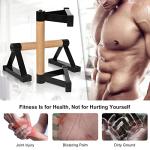 Wood Push Up and Handstand Bars - Anti-Slip