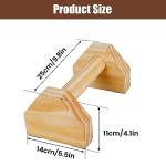 Wooden Push-Up Bars with Ergonomic Handles