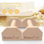 Bounabay Wooden Push Up Bar Stands - Pair