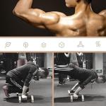Bounabay Wooden Push Up Bar Stands - Pair