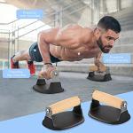 Dolibest Wooden Push-Up Bars for Strength Training
