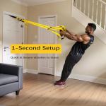FITKIT Suspension Bodyweight Training Kit for Home Gym