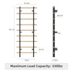Swedish Ladder Wall Bars for Home Gym Training