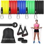 12-Piece Resistance Bands Set for Home Workouts