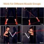 12-Piece Resistance Bands Set for Home Workouts