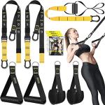 Adjustable Resistance Workout Straps with Handles