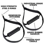 Cable Attachment Handles for Resistance Bands or Trainers